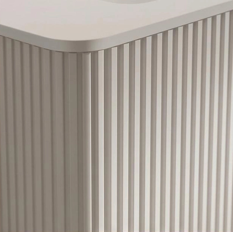 Mobile bagno con lavabo integrato 80 cm bianco