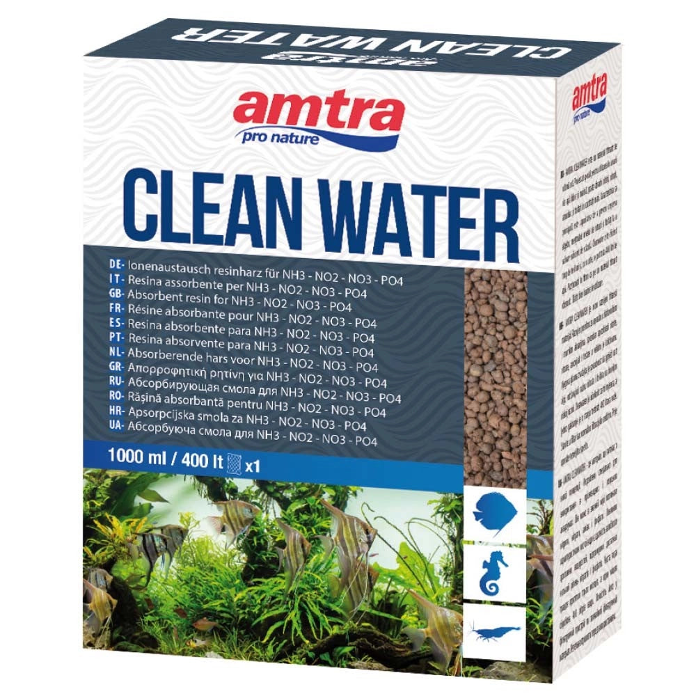 Amtra Cleanwater assorbe nitriti, nitrati e ammoniaca Formato: 1000 ml