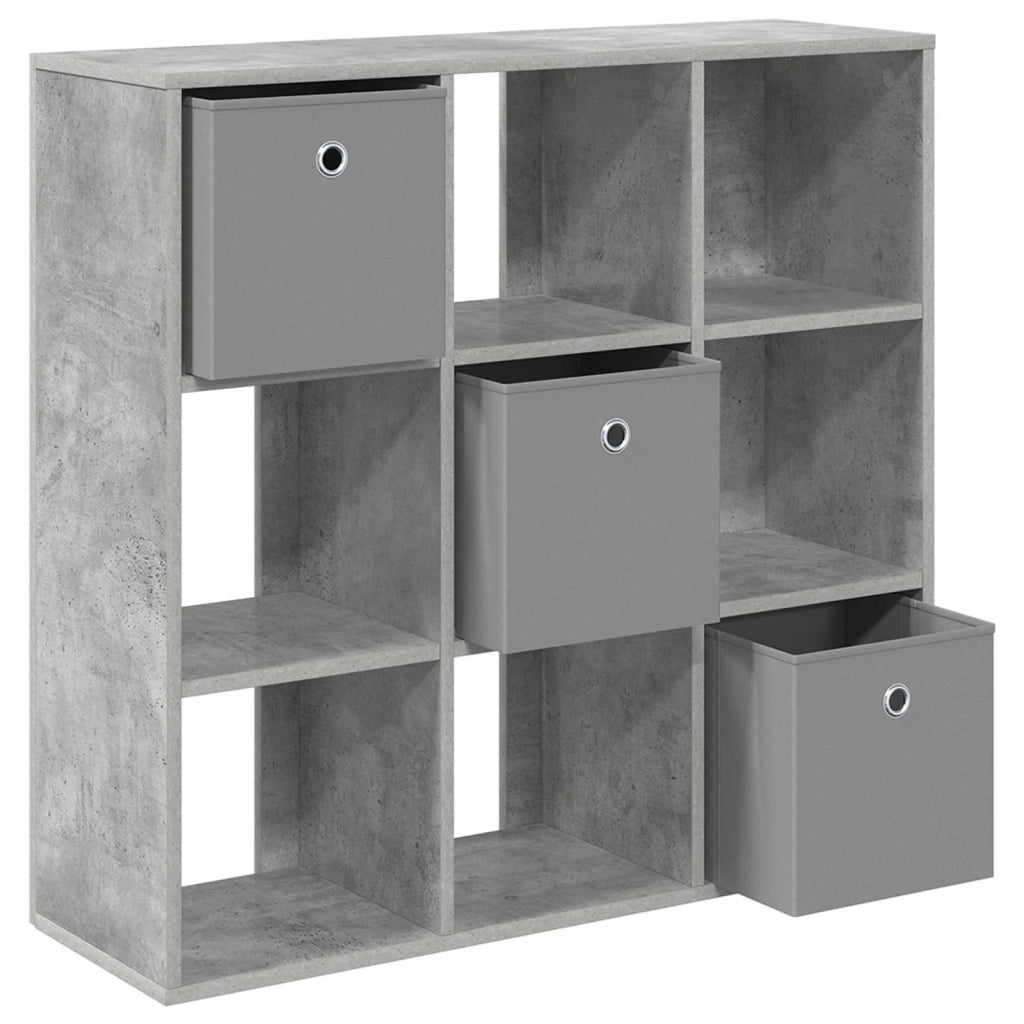 Credenza | Madia | Buffet da pranzo | Armadio da pranzo con cassetto Grigio cemento 88,5 x 29 x 84,5 cm