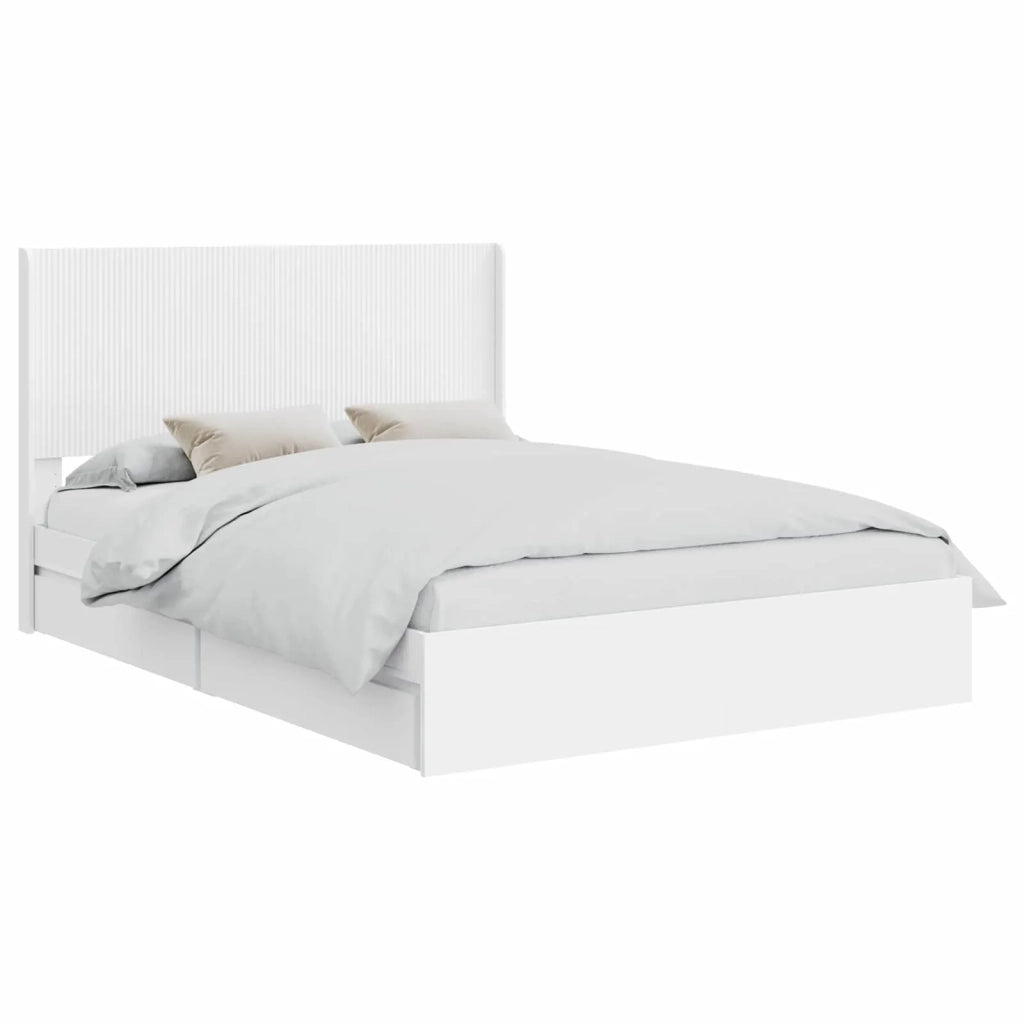 Struttura del letto con stoccaggio e testata 3 pcs 3414019