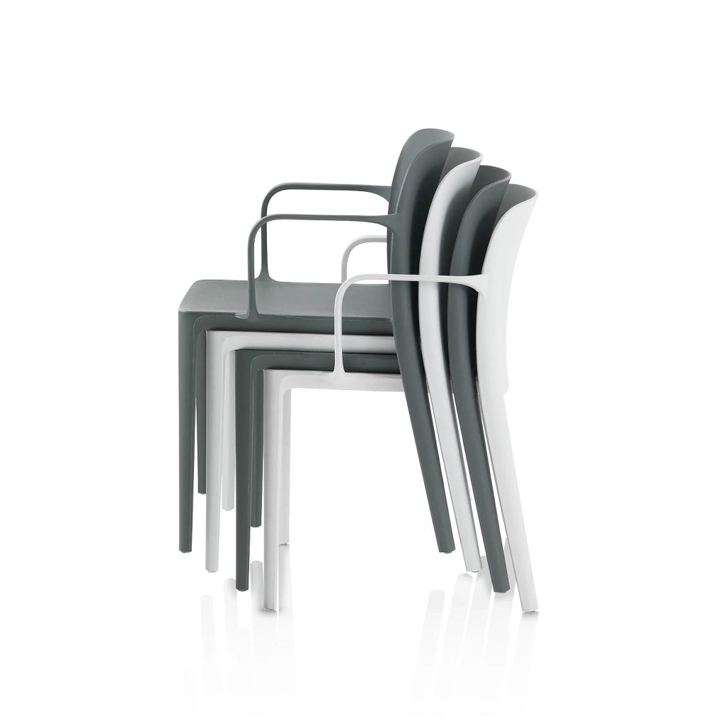 Set 4 Sedie da interno/esterno TIMMY colore bianco
