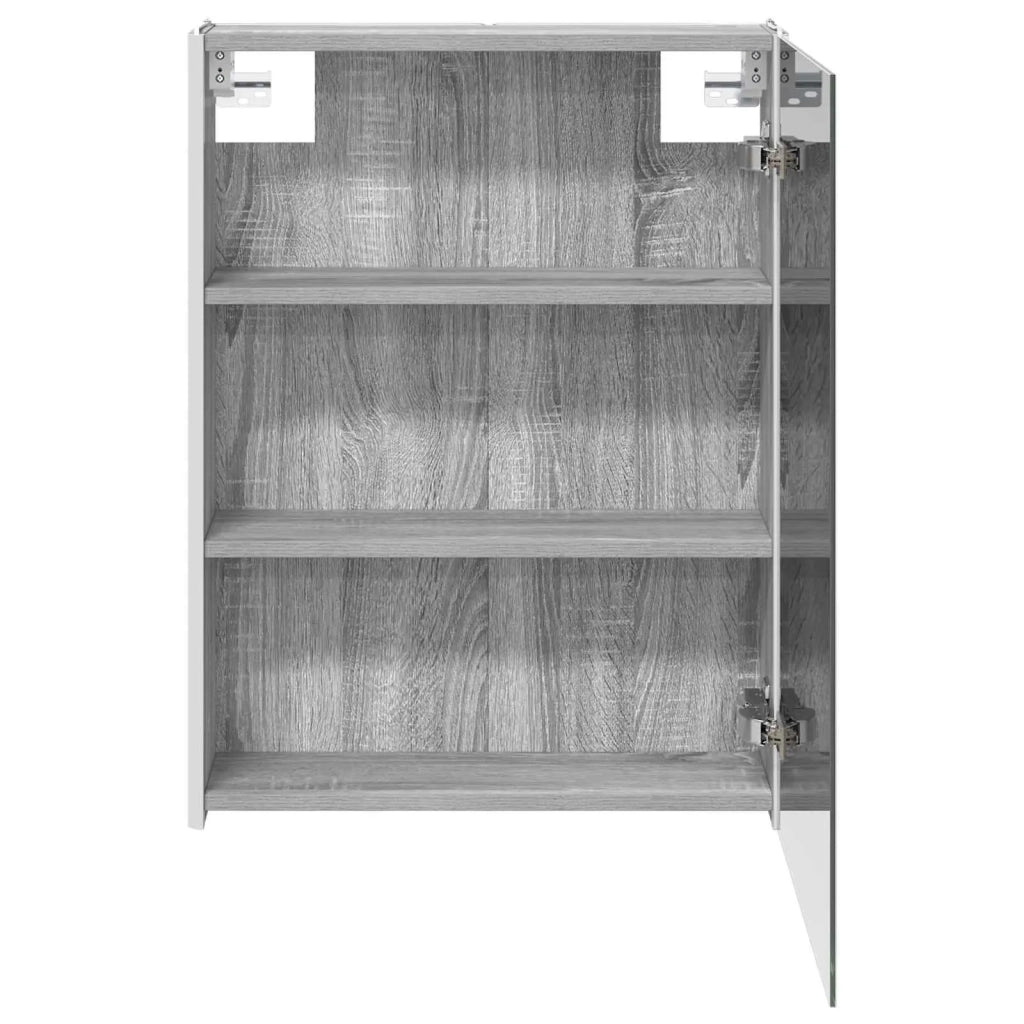 Mobiletto per specchio da bagno Grigio Sonoma 889236