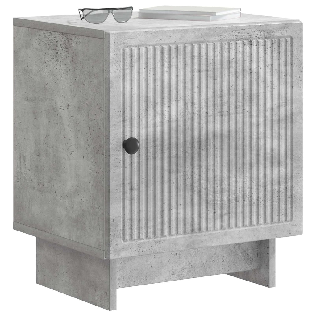Armadio da Notte 2 pz Grigio Cemento 43 x 34,5 x 50 cm 893882
