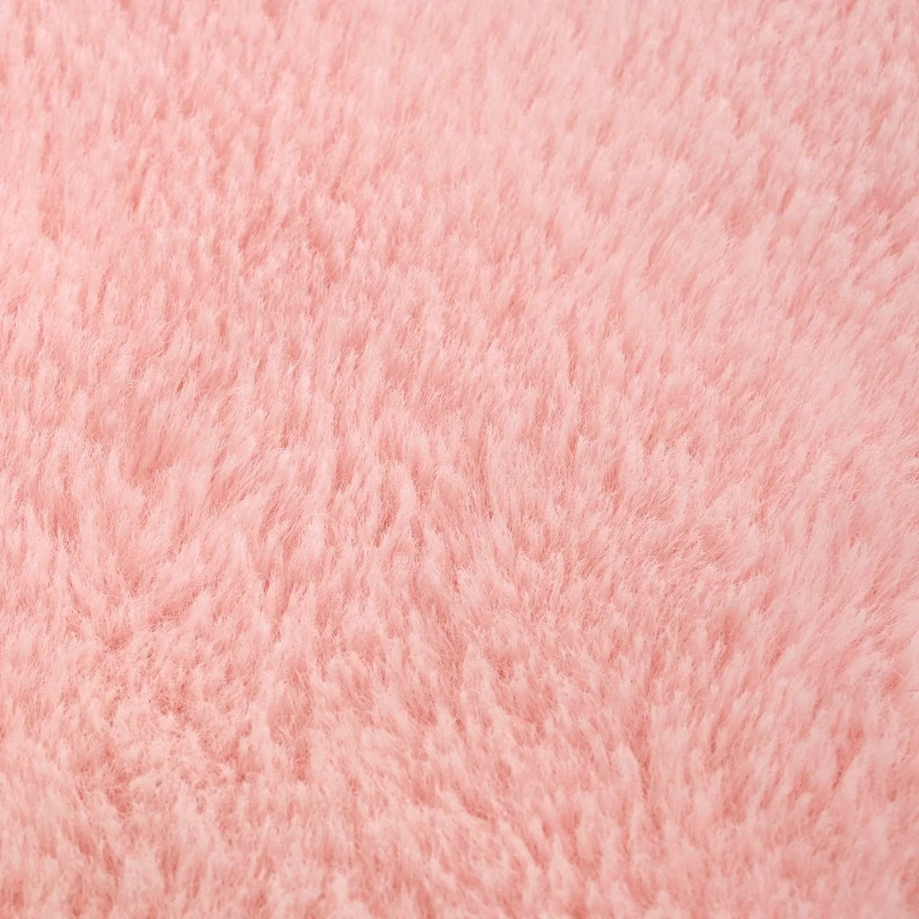 Federa 2 pz HOUTEN Rosa 40 x 40 cm Pelliccia di Coniglio Finta 917074