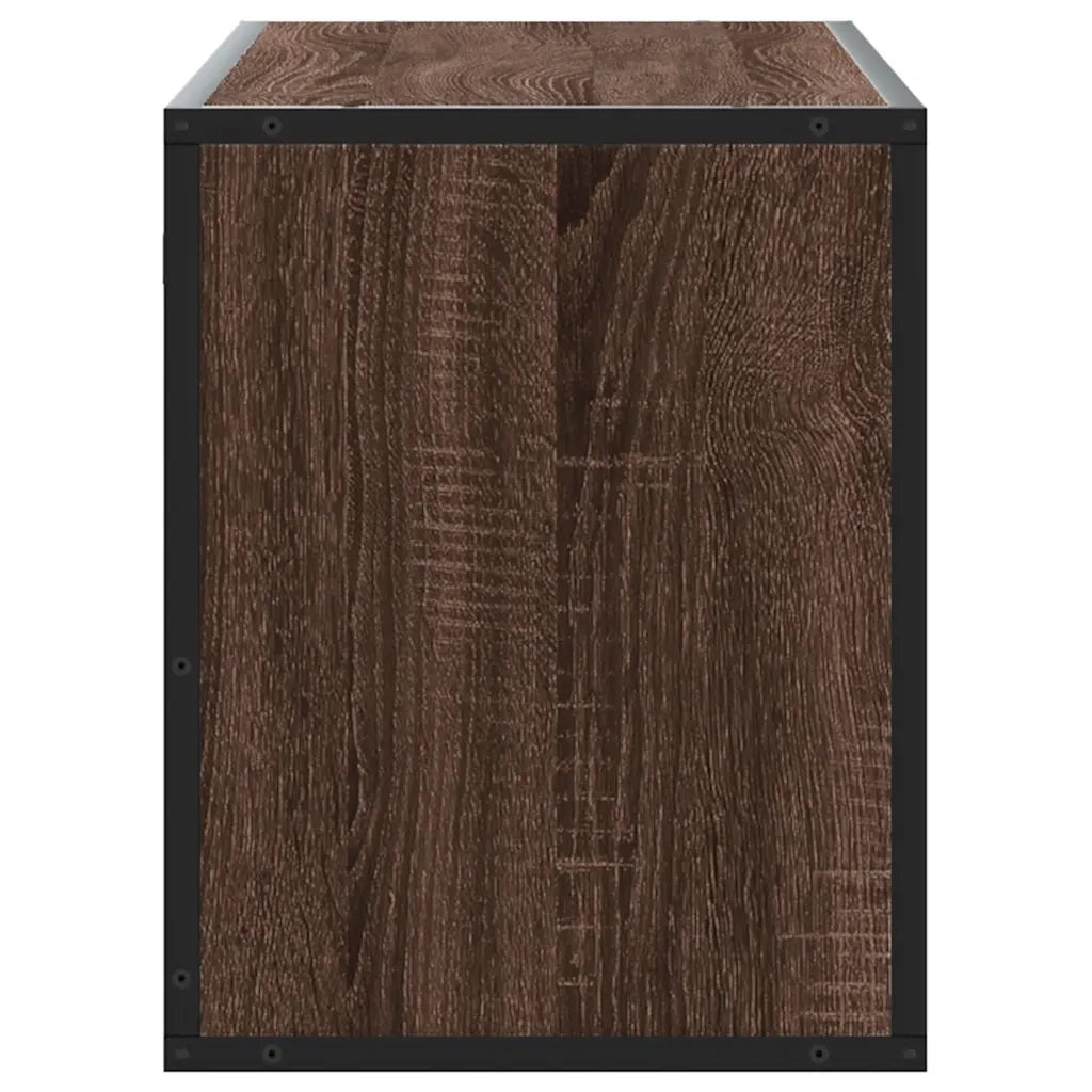Mobile TV | Armadietto TV | Mobile Porta TV Rovere Marrone 100x31x39,5 cm in Truciolato e Metallo