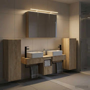 Set di mobili per il bagno 6 pz Rovere Sonoma 3407129