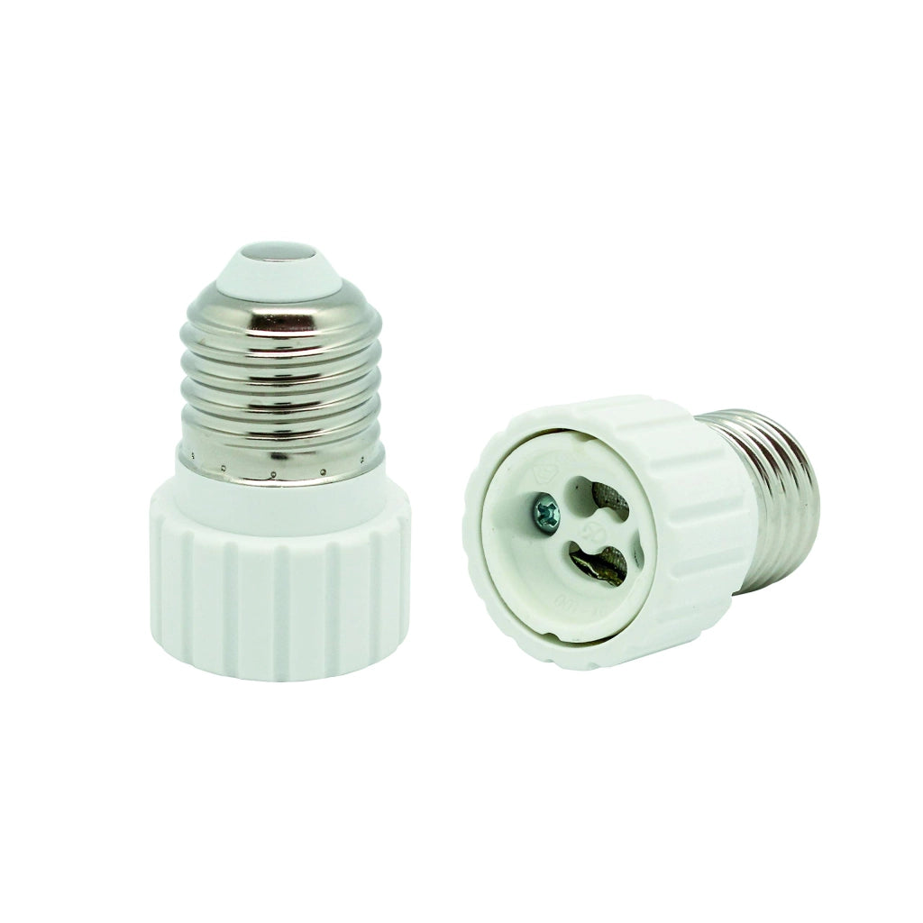 Adattatore Lampada E14 GU10 Electarline Termoplastico Bianco 4 Pezzi