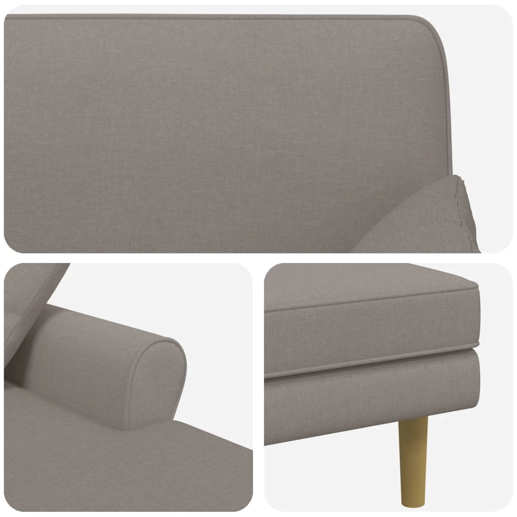 Chaise longue Tortora Tessuto 42048087