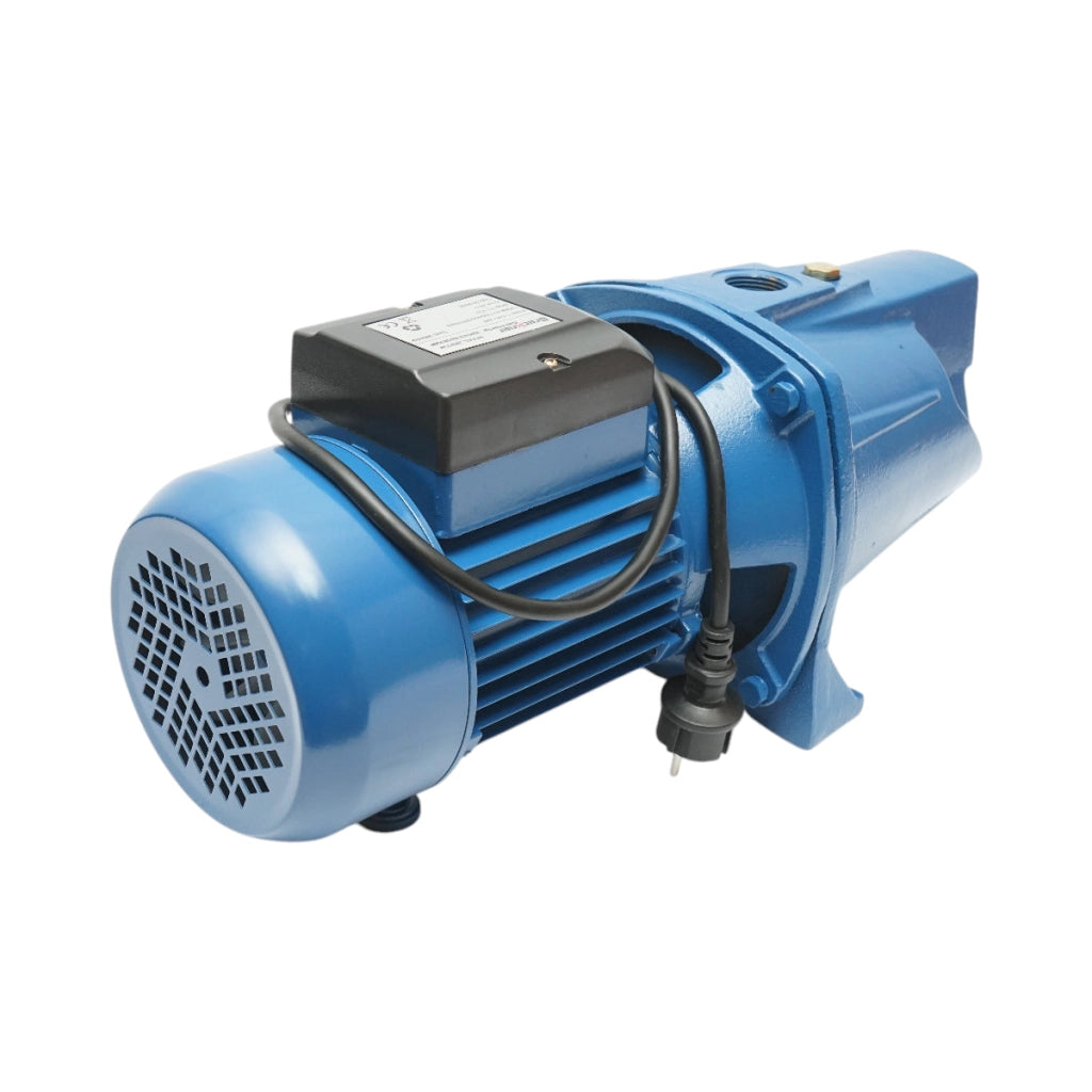ELETTROPOMPA PERIFERICA, Pompa d'acqua di superficie autoadescante Autoclave Periferica 1.100 W, 220 V, portata 70 L/min, prevalenza 46 m, modello JSW15M Breckner Germany