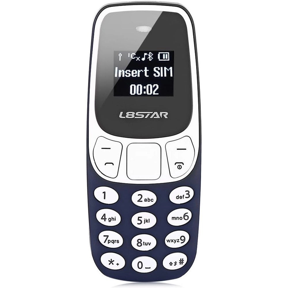 Trade Shop - Mini Cellulare L8star Smartphone Gsm Bluetooth Dualsim Tascabile Non Tracciabile -