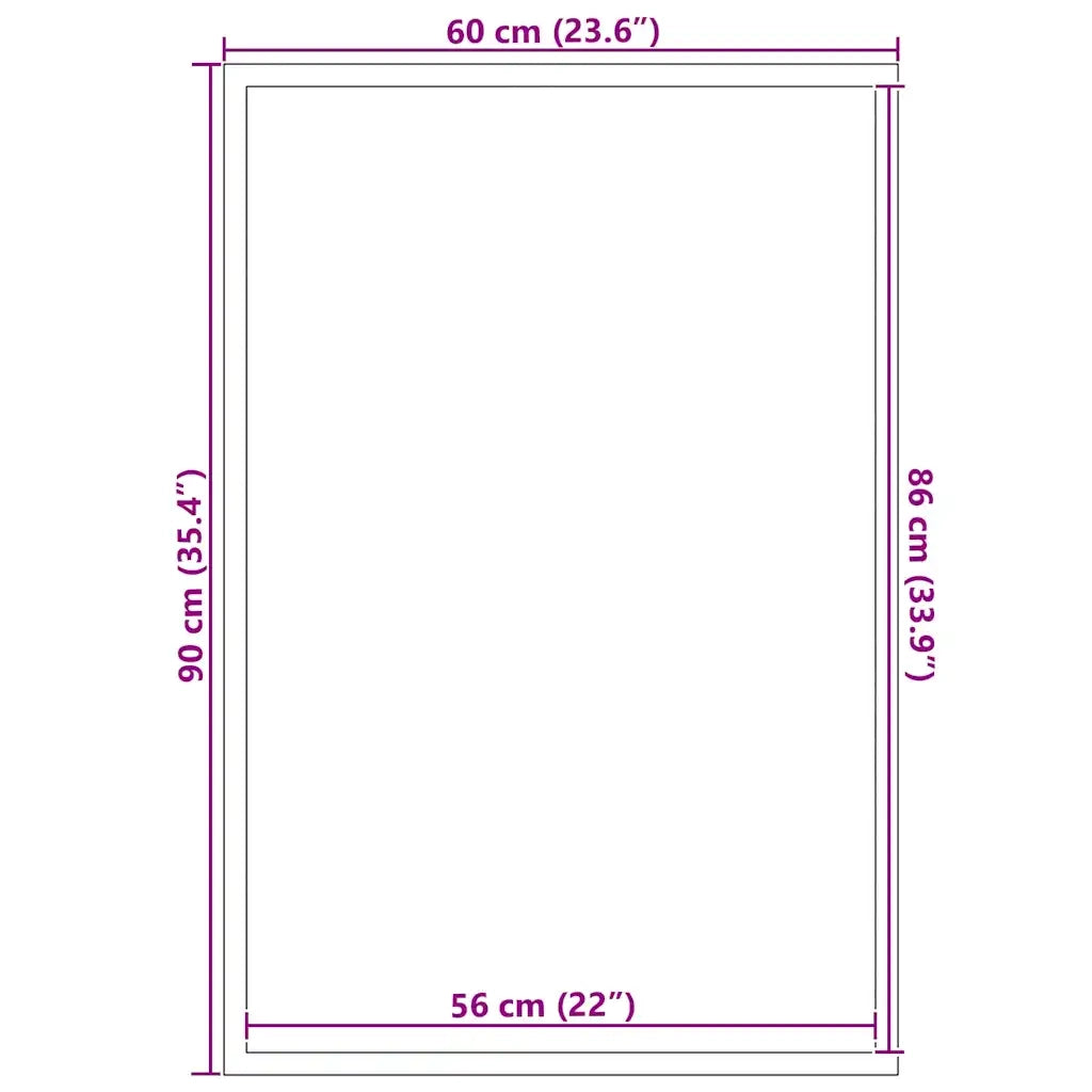 Zerbino | Tappetino Marrone 60x90 cm