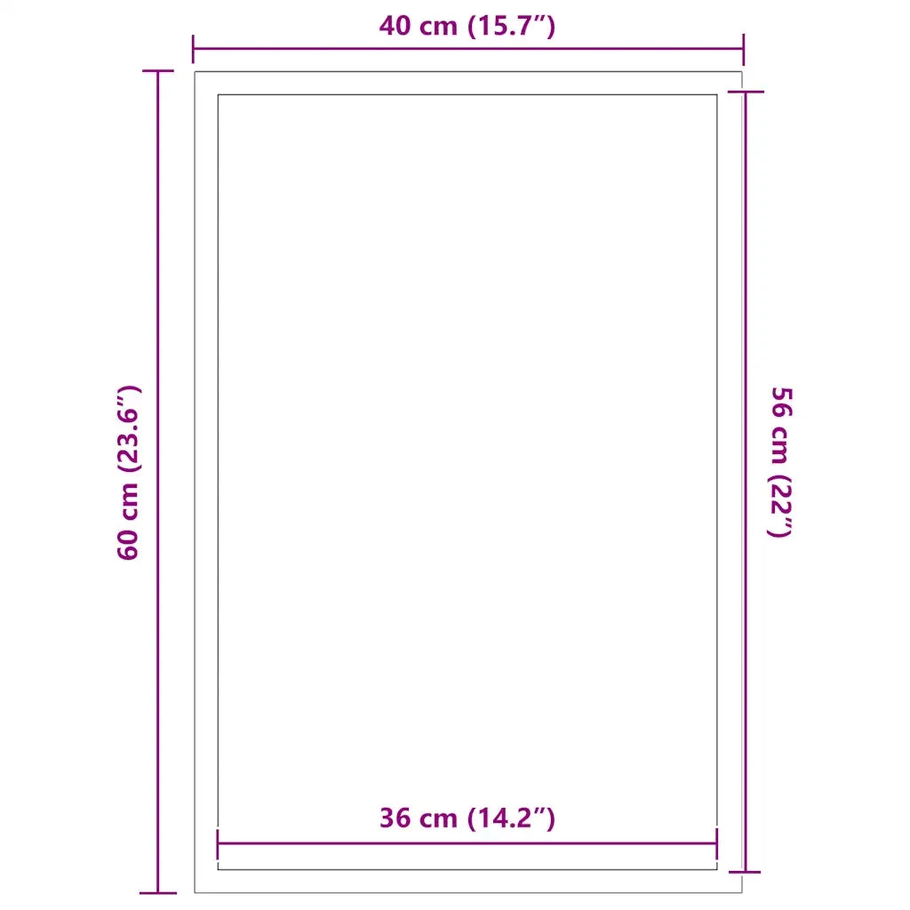 Zerbino | Tappetino Marrone 40x60 cm