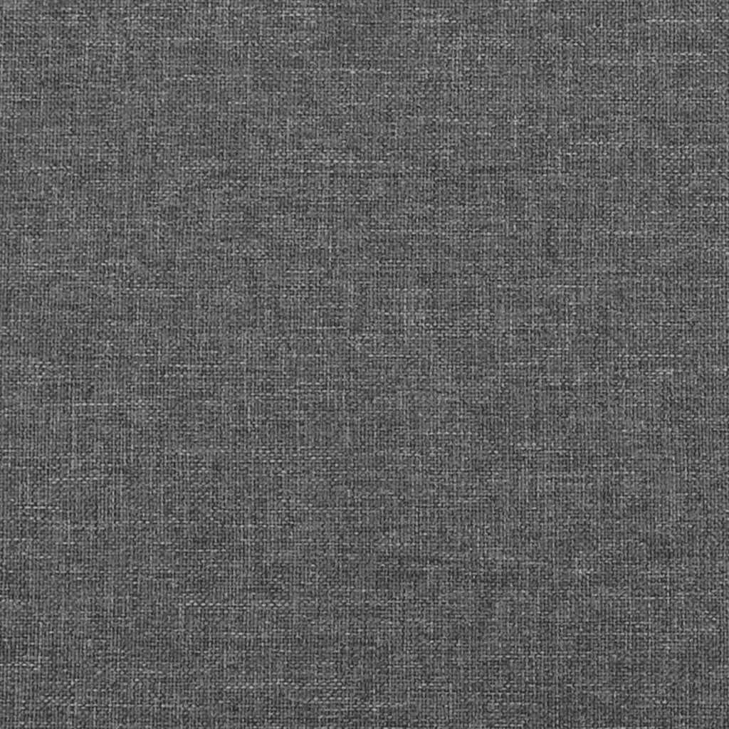 Giroletto a Molle con Materasso Grigio Scuro 180x200 cm Tessuto 3141874