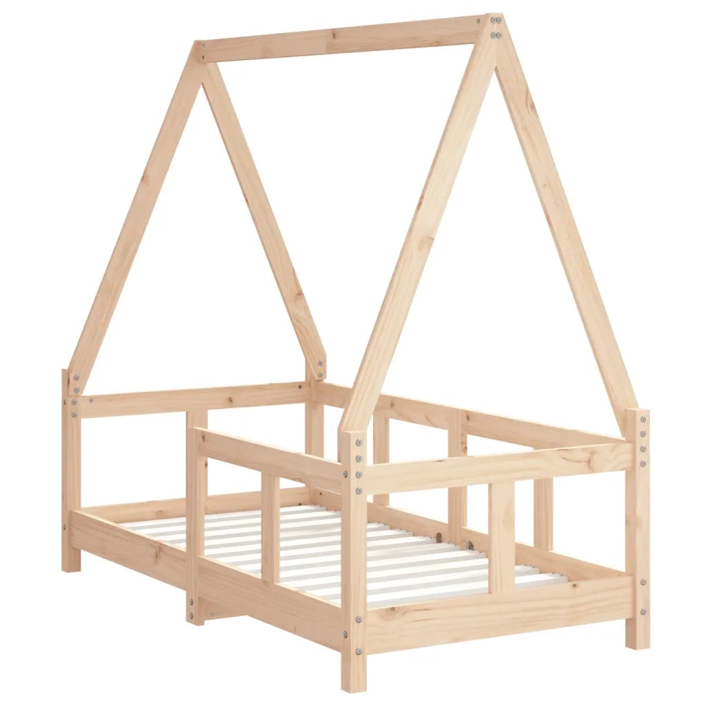 Giroletto per Bambini | Letto Infantile | Lettino 70x140 cm in Legno Massello di Pino