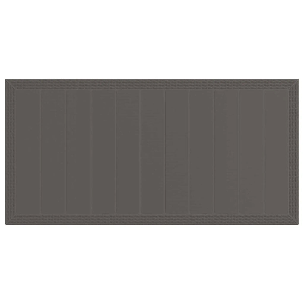 Set da Pranzo per Giardino con cuscino 7 pcs Grigio Chiaro PP 3430086