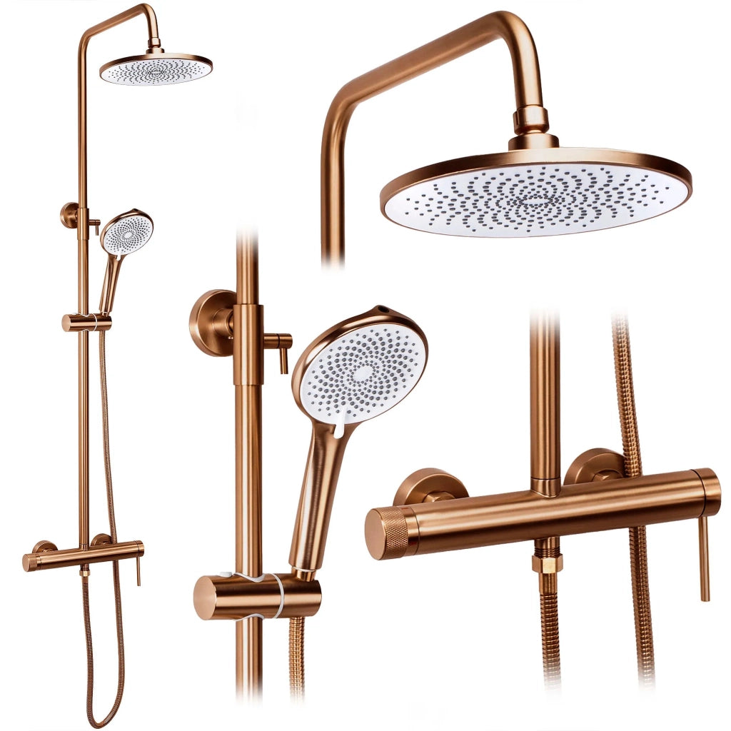 Set Doccia Rea Foss Clif Brush Copper