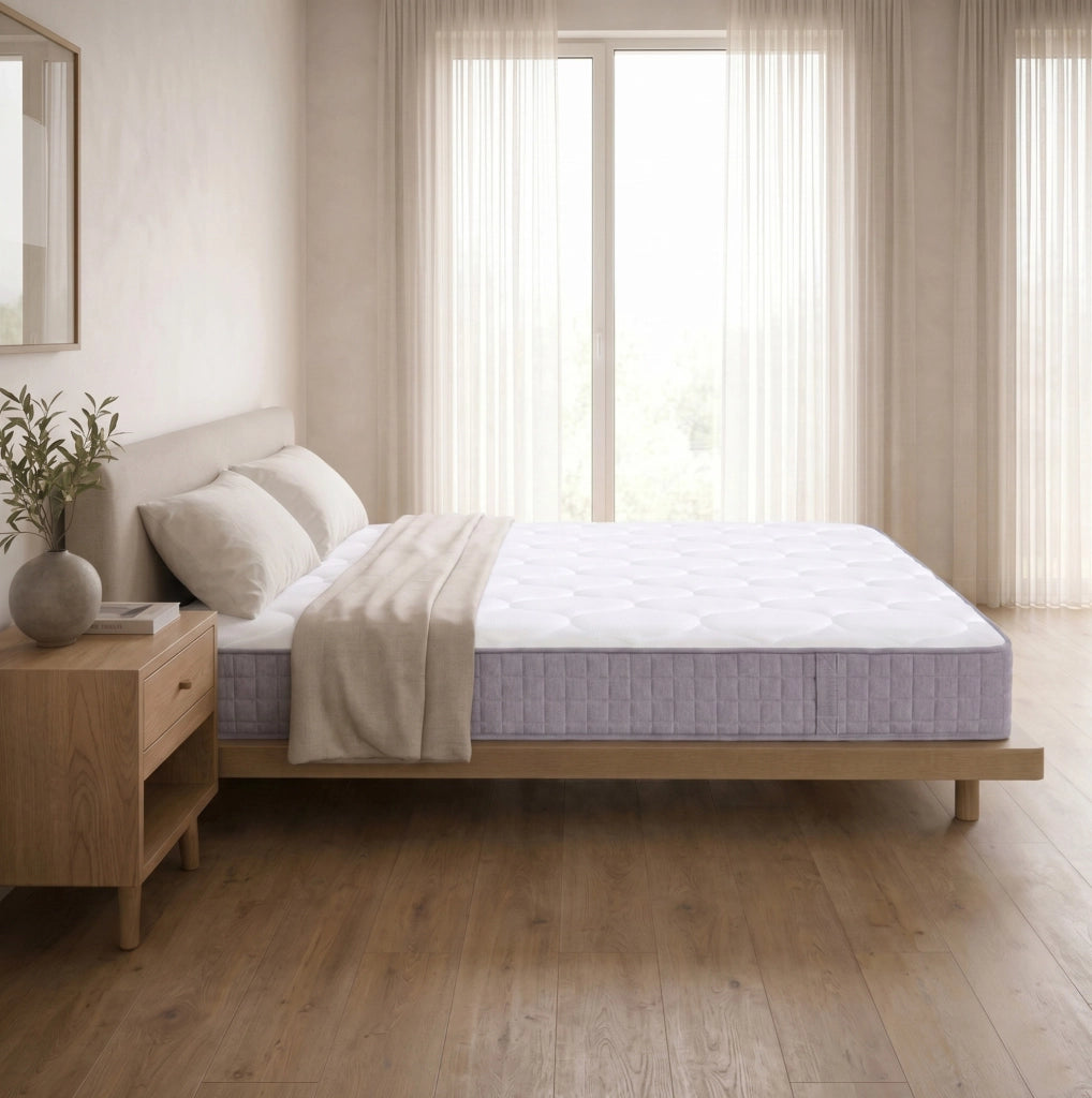 Materasso a molle insacchettate 90x200 cm; 25 cm; 7 zone; H3; bianco