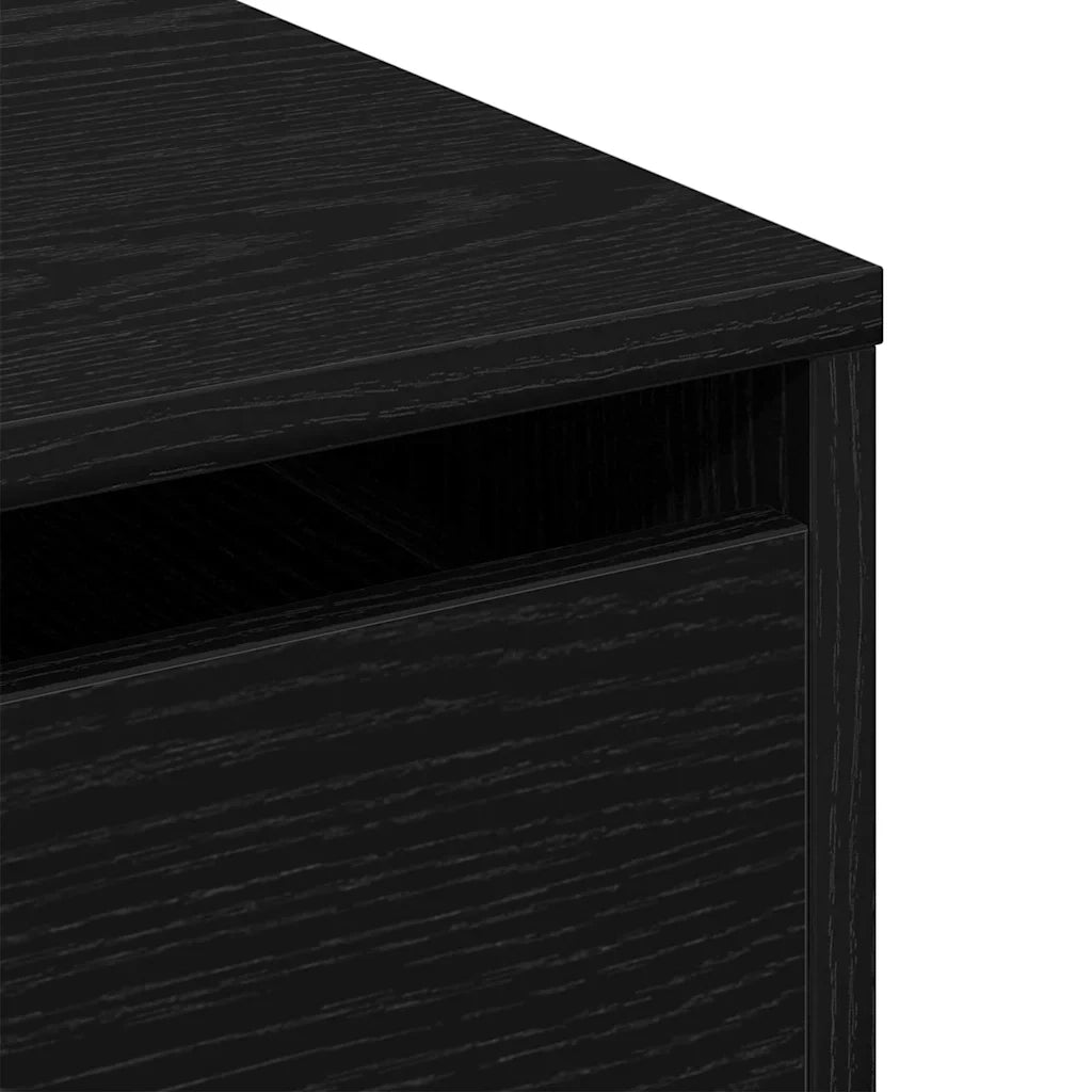 Mobile contenitore moderno per un'organizzazione efficiente 80 x 41 x 58 cm legno composito nero 02_0052156
