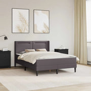 Struttura letto con materasso Grigio 120 x 190 cm Similpelle 3414903