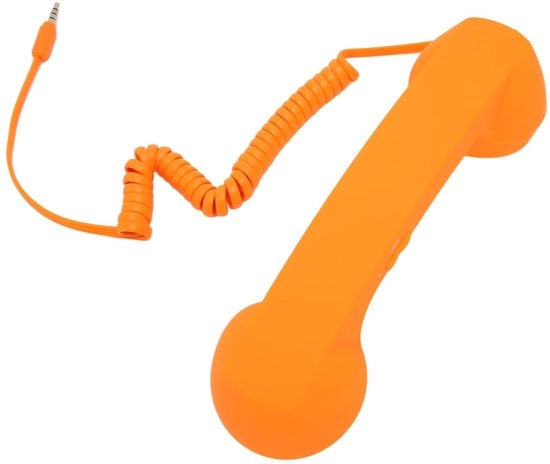 Telefono da scrivania Retro - Handset con connettore 3,5 mm - Regolazione del volume - Tasto di risposta - Utilizzo flessibile - Resistente alle radiazioni