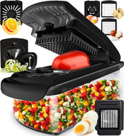 Multiuso per Verdure 8 in 1 Nero