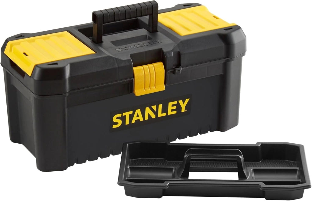 Cassetta portautensili Essential in polipropilene con organizer nel coperchio e vaschetta estraibile 40.6x20.5x19.5 cm modello STST175517 Stanley