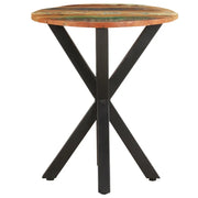 Tavolino | Tavolo laterale di Servizio 48x48x56 cm in Legno Massello di Recupero