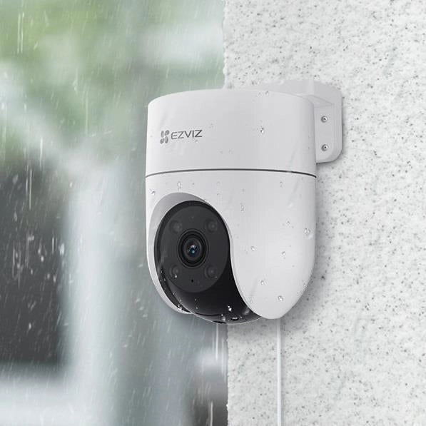 Ezviz CS-H8C Telecamera IP Pan Tilt 360° 1080p Visione Notturna 30 m Rilevamento Persone Wi-Fi colore Bianco