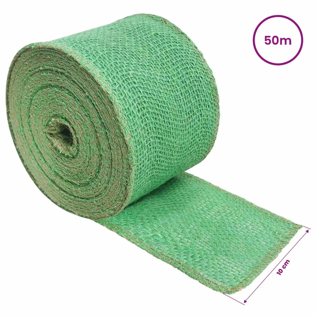 Rotolo di Juta 10 x 5000 cm Verde 42012022