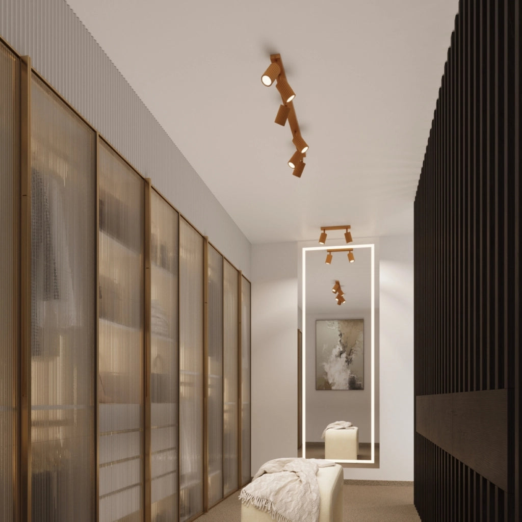 Lampada da soffitto KARBON 40 oro