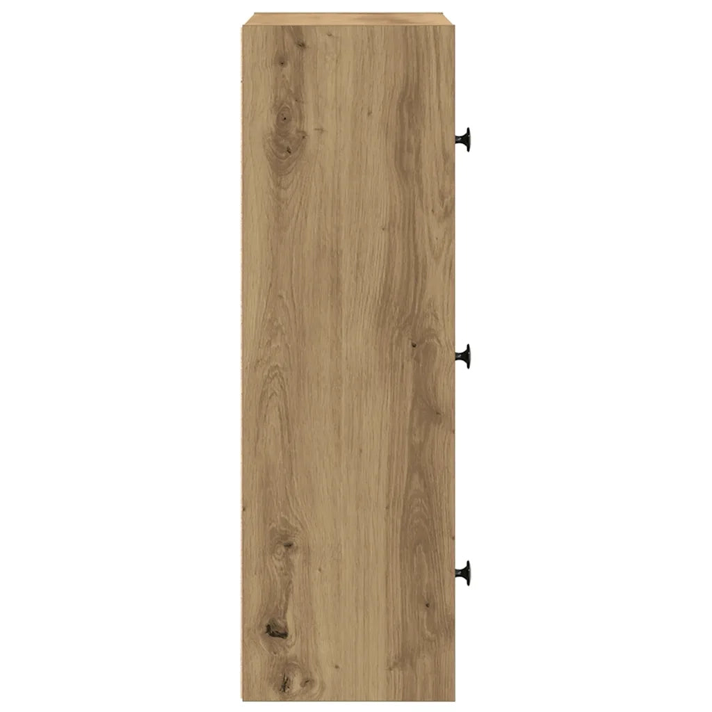 Libreria Rovere Artigianale 40x24x77 cm in Legno Multistrato 860372