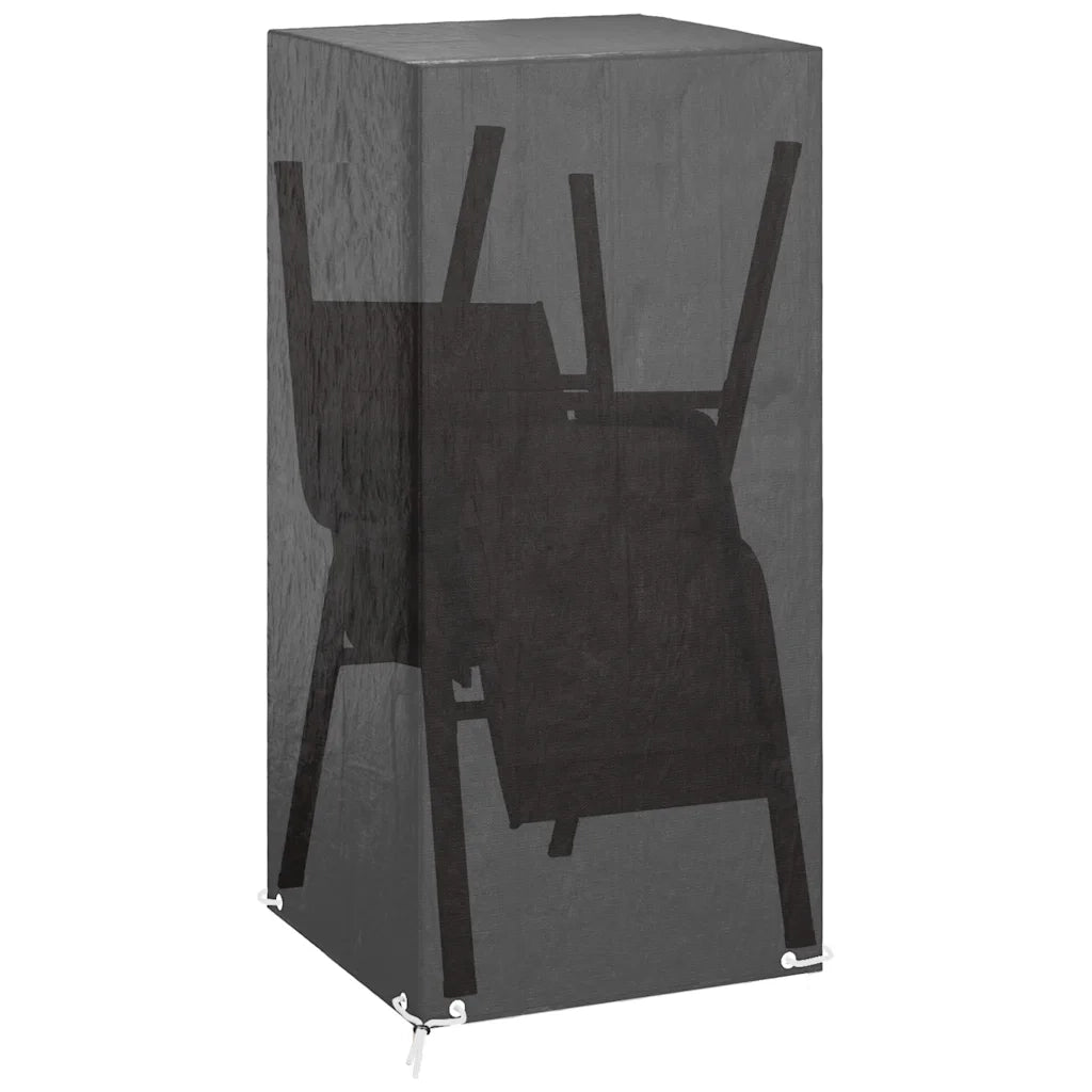 Copri Sedia da Giardino | Telone per mobili da esterni 8 Occhielli 75x70x140 cm Polietilene