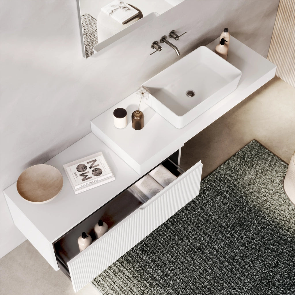 Composizione 4 pezzi VENERE bianco
