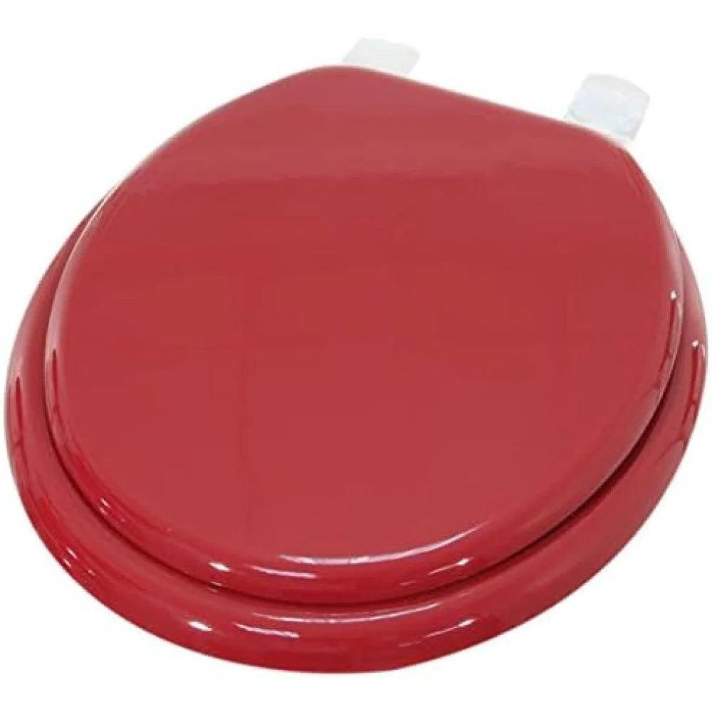 Jja 105684 - sedile copri wc in legno mdf, colore: rosso