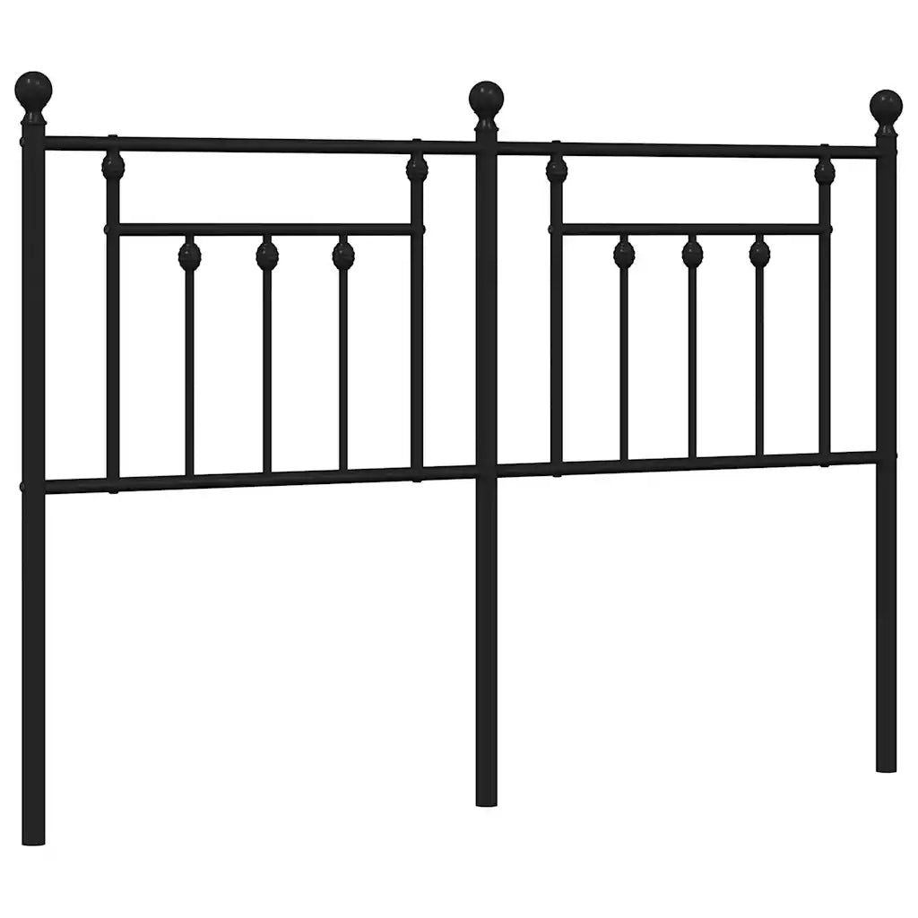 Testiera di Ricambio in Metallo Nero 140 cm 353570