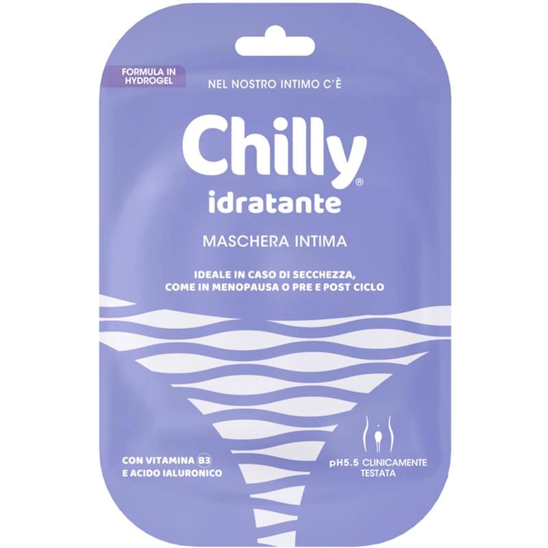 CHILLY MASCHERA INTIMA IDRATANTE IDEALE IN CASO DI SECCHEZZA CON VITAMINA B3 E ACIDO IALURONICO PH5.5 CLINICAMENTE TESTATO X1