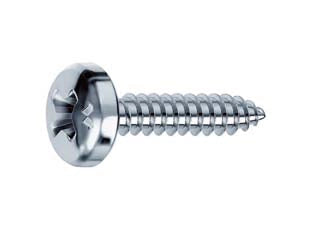 VITI AUTOFILETTANTI TESTA CILINDRICA ACCIAIO ZINCATO BIANCO- - ø mm.3,5x13 - 500 pezzi MUSTAD