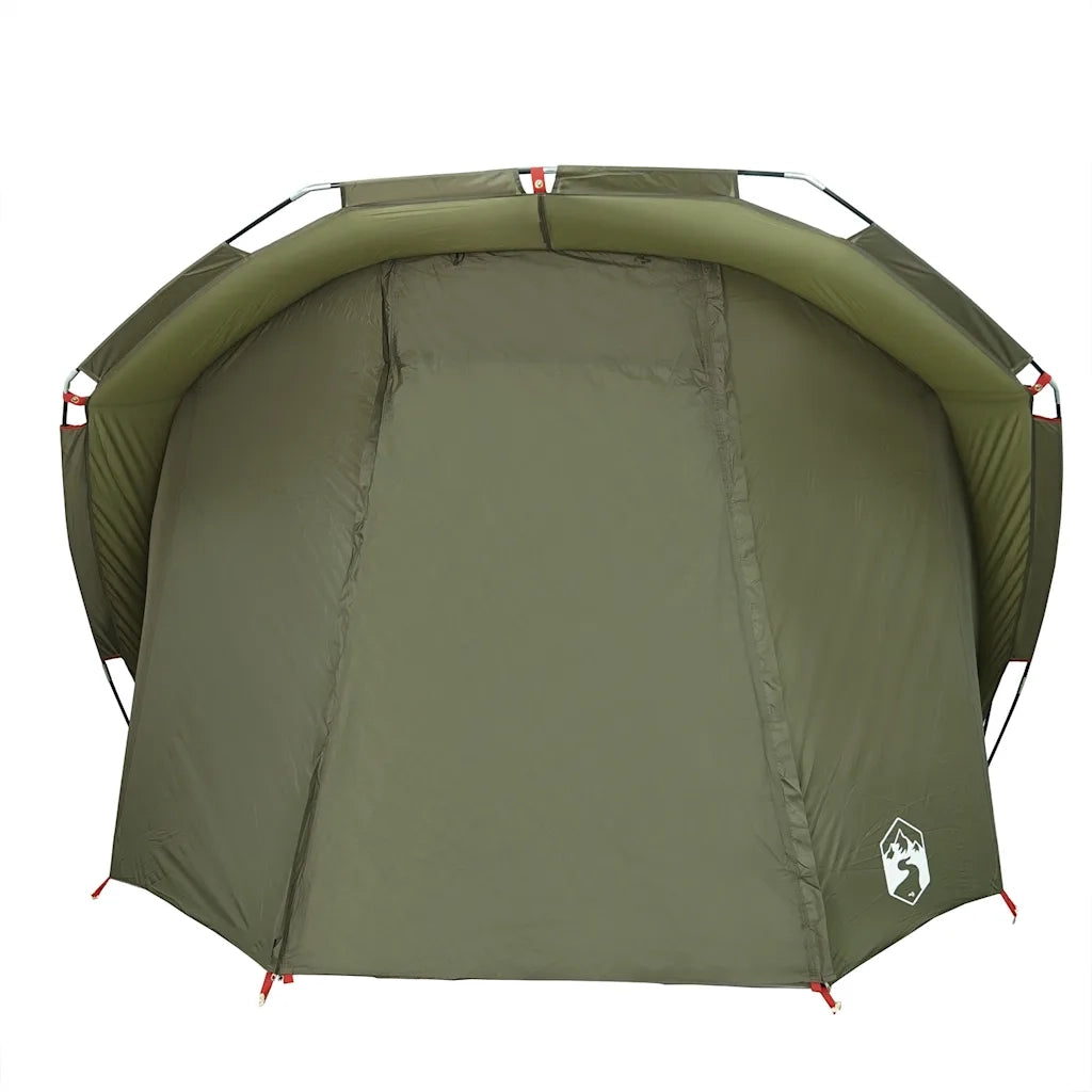 Tenda da Pesca per 4 Persone Verde Oliva Impermeabile