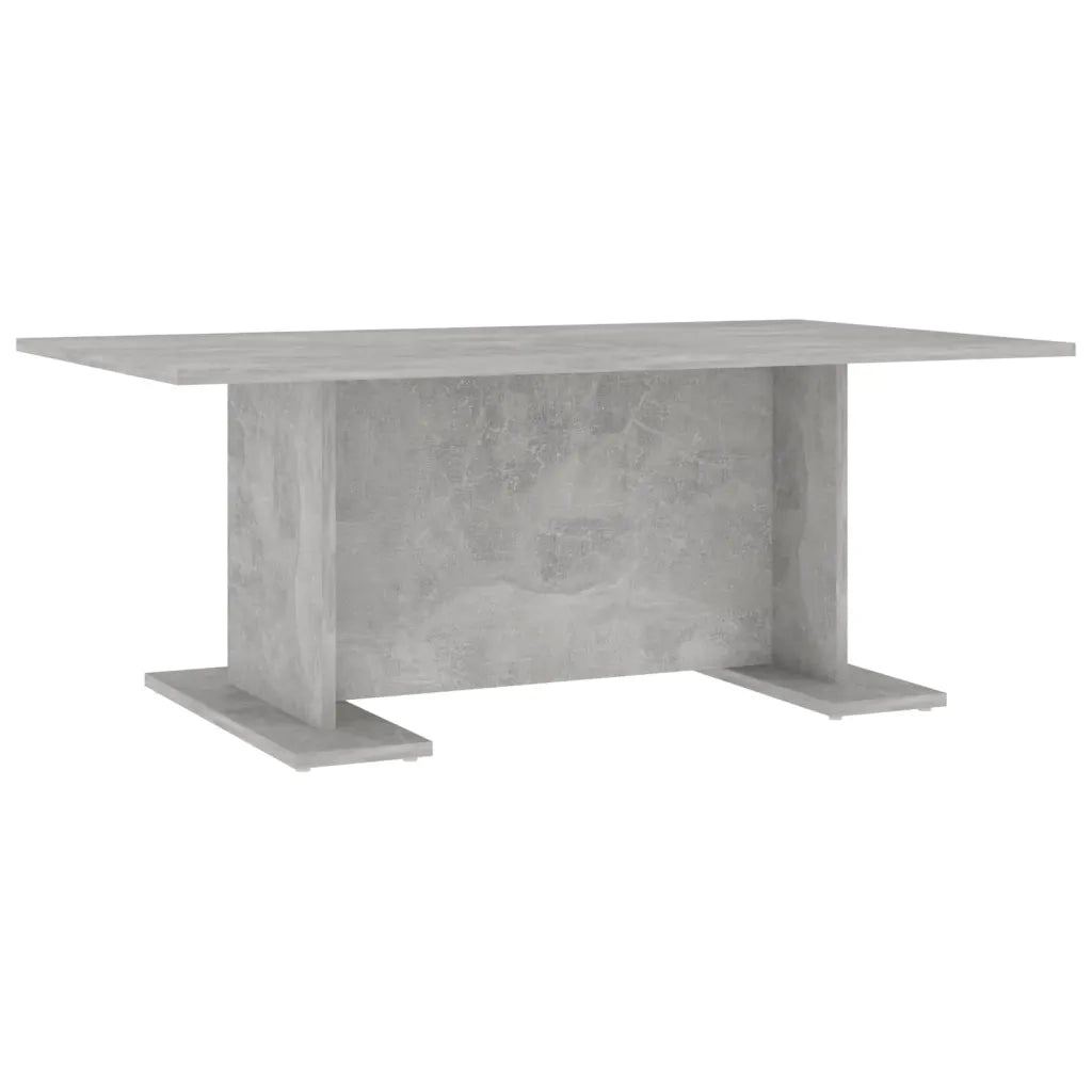 Tavolino Salotto Grigio Cemento 103,5x60x40cm Legno Multistrato 806844