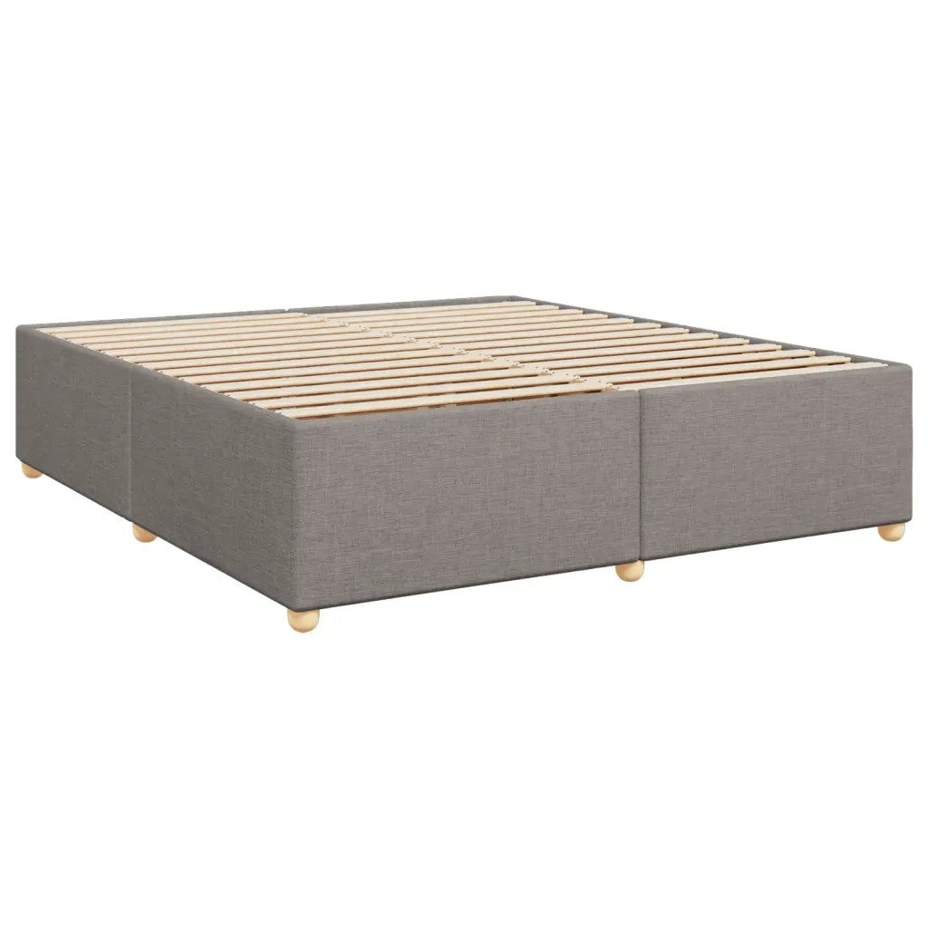 Giroletto a Molle con Materasso Tortora 180x200 cm in Tessuto 3293663