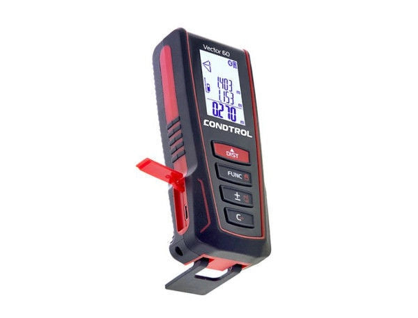 CONDTROL C14104 VECTOR 60 Telemetro Laser Portata 60 m Precisione ±1,5 mm Bluetooth IP54 colore Nero