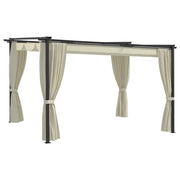 Gazebo 4x3 m Crema cod mxl 40258