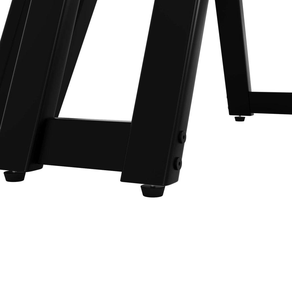 TAVOLO da pranzo 100x100x76 cm MDF Nero