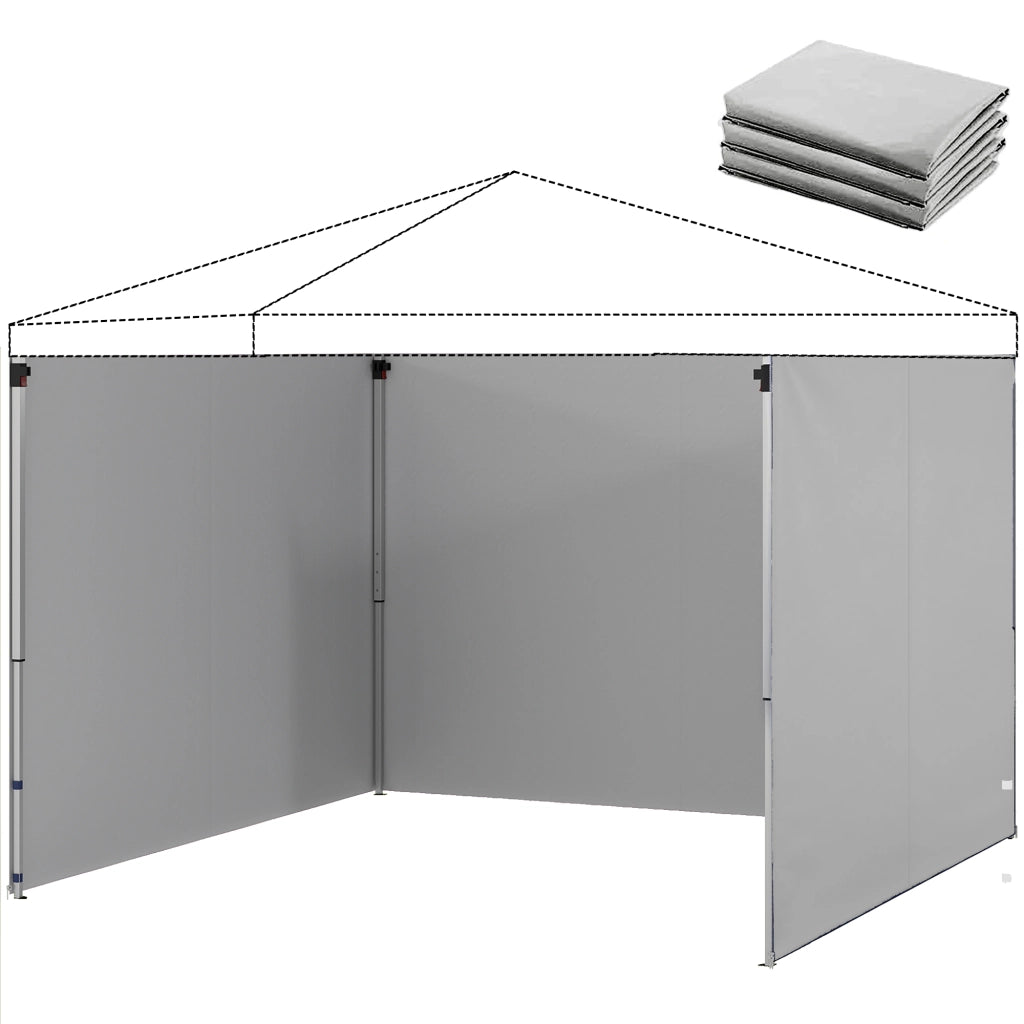 Set 3 Pezzi per Gazebo ¨C Minimal ¨C Grigio Chiaro