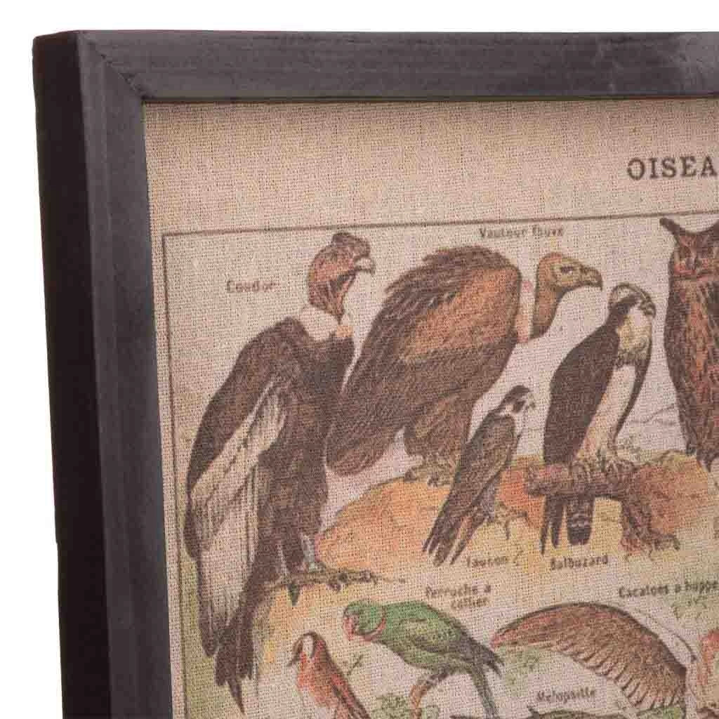 Quadro legno e stoffa 40x60x2,5h