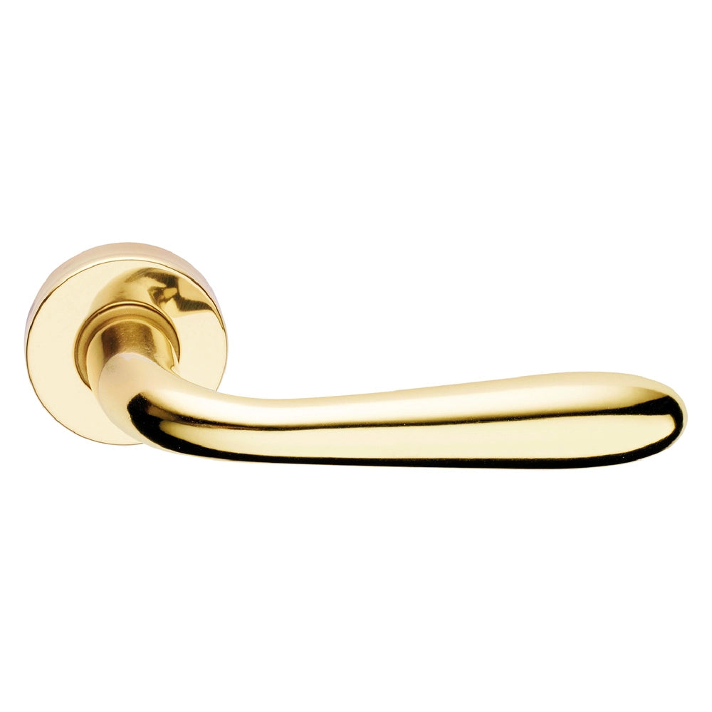 1pz maniglia porta blindata rosetta tonda 'goccia' sx - cromo satinato cod:ferx.3043078nlm