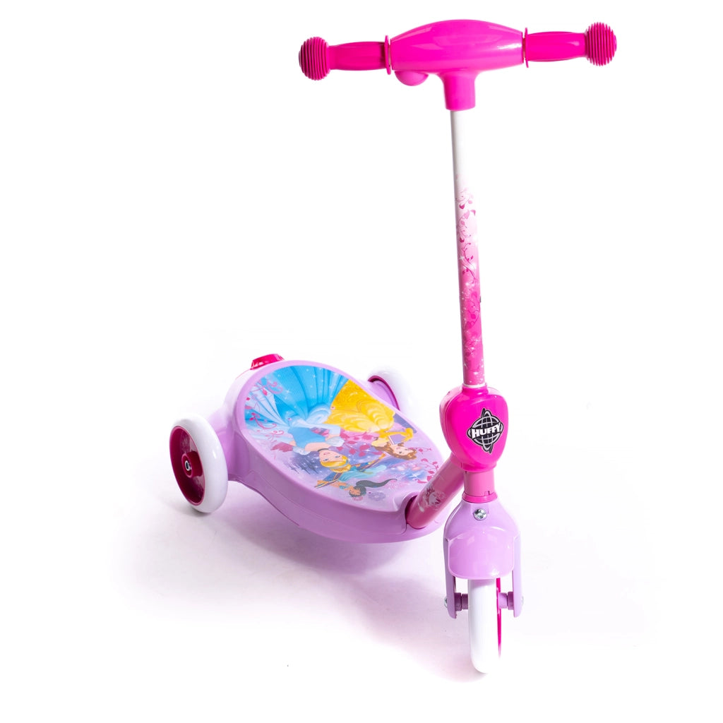 Monopattino Elettrico a Batteria 3 Ruote per Bambini Sparabolle con Licenza Disney Princess
