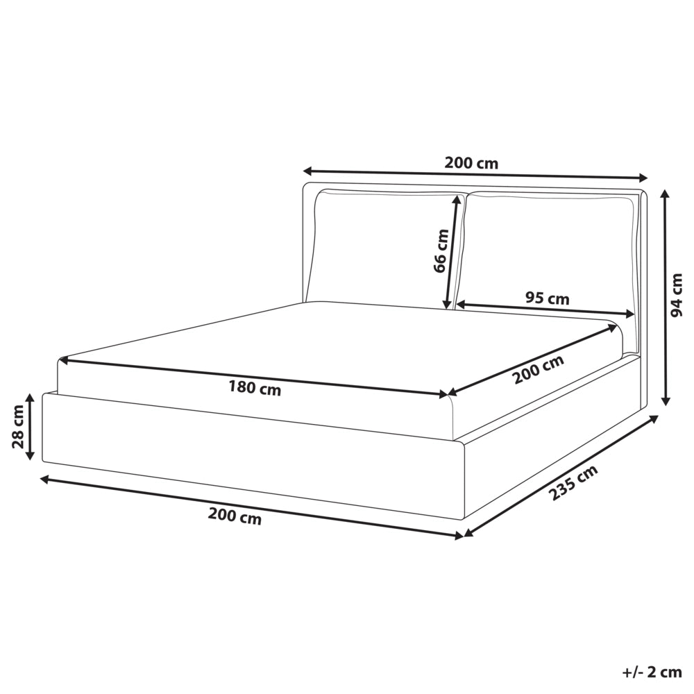 Letto matrimoniale velluto verde scuro 180 x 200 cm testata imbottita