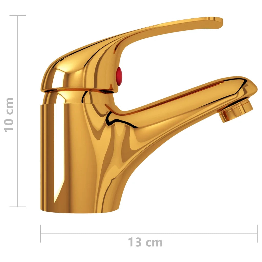 Rubinetto Miscelatore Oro 13x10 cm 149081
