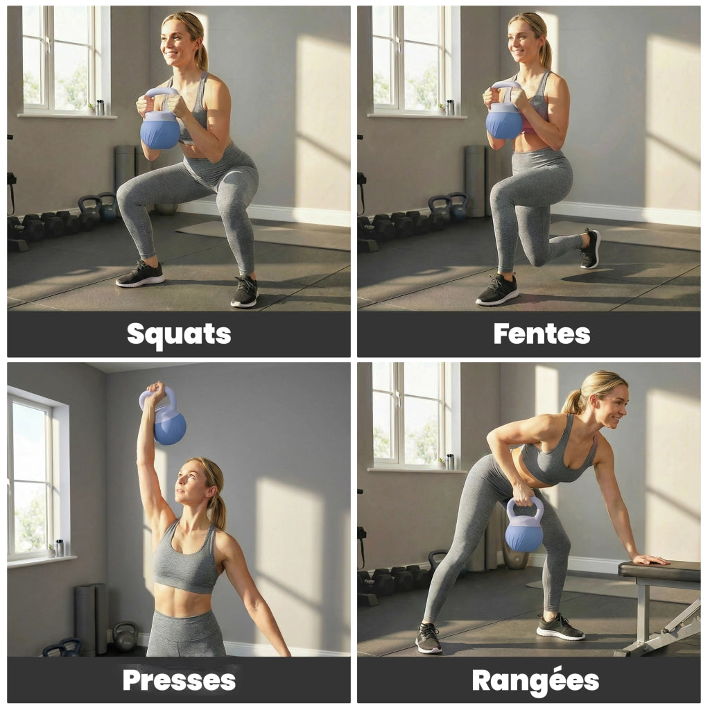 Kettlebell 8 kg ¨C zephmum ¨C Blu